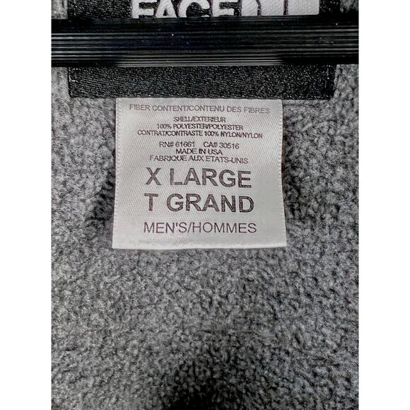 North Face Men’s Size XL Retro Denali Fleece Vest Jacket Black and Gray - Picture 9 of 13